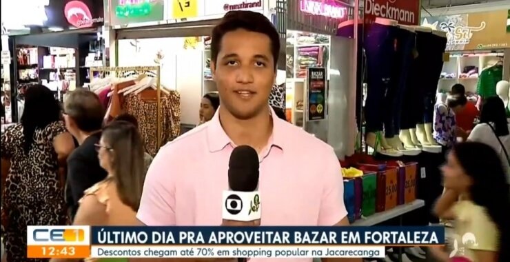 BALANÇO POSITIVO DO 9º BAZAR CENTRO FASHION FORTALEZA FOI NOTÍCIA NA VERDES MARES
